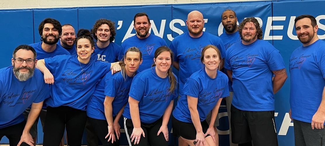 CONGRATULATIONS LANCER STAFF CHAMPS-2 YEARS IN A ROW!!<br/>2023 Charity Week LCHS vs. LCN Staff Volleyball Game
