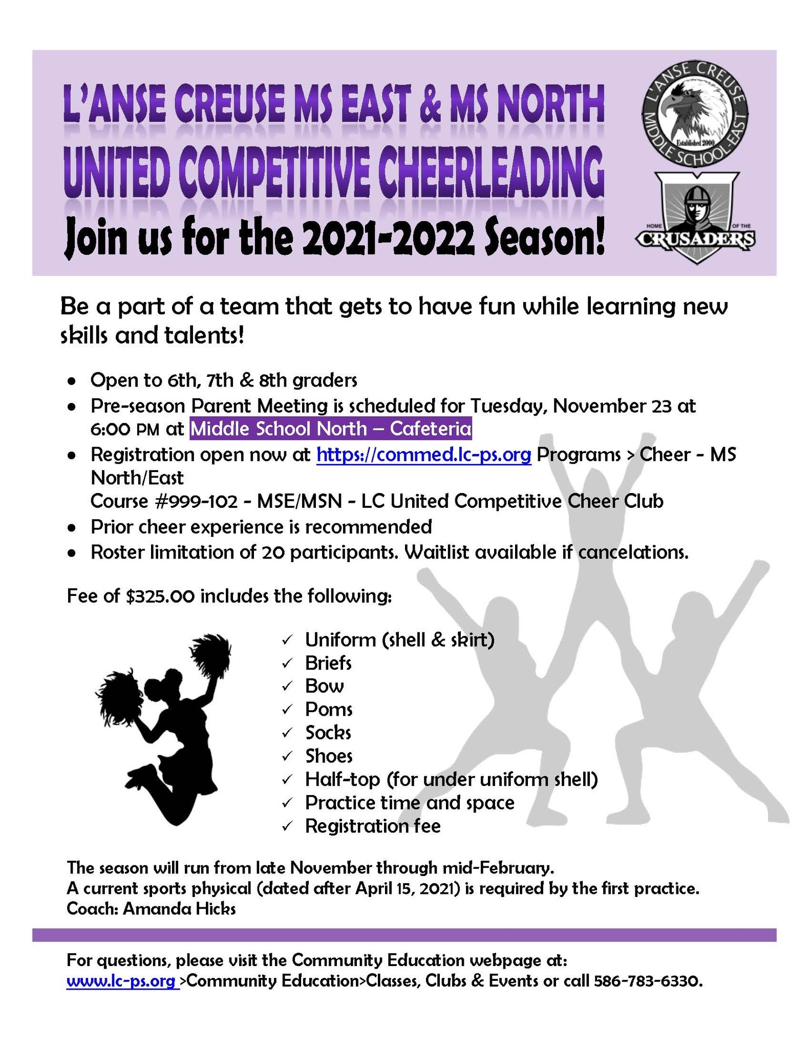 United MSE/MSN Comp Cheer Flyer