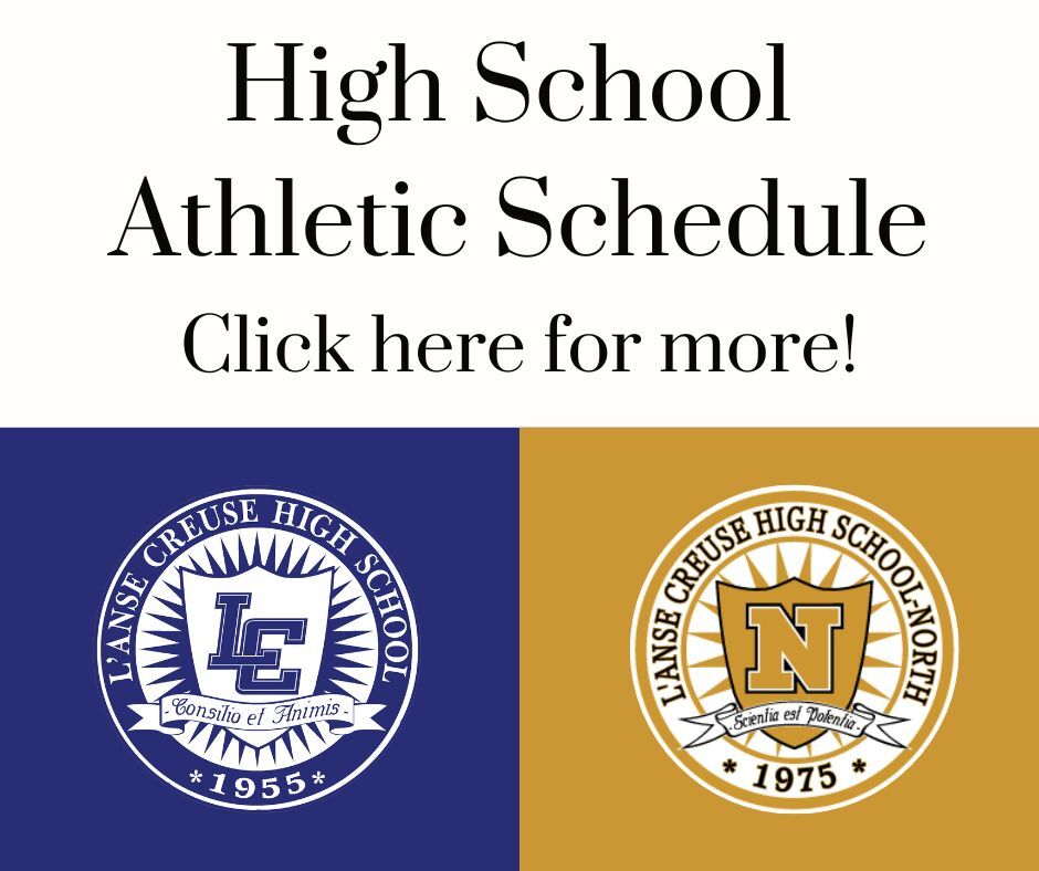 High School Athletic Schedule - Click here for more!
