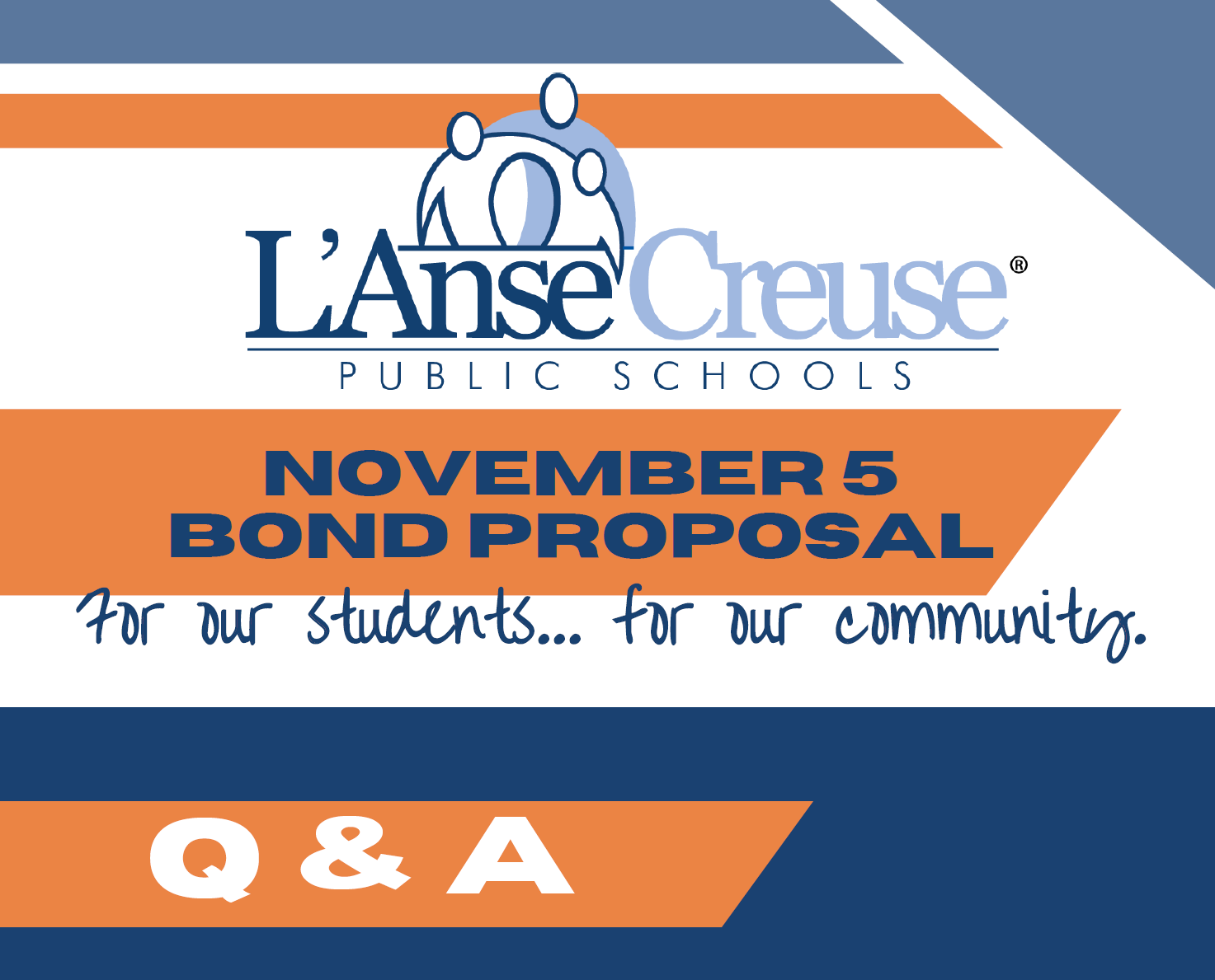 Bond Election Information Community L'Anse Creuse Public Schools